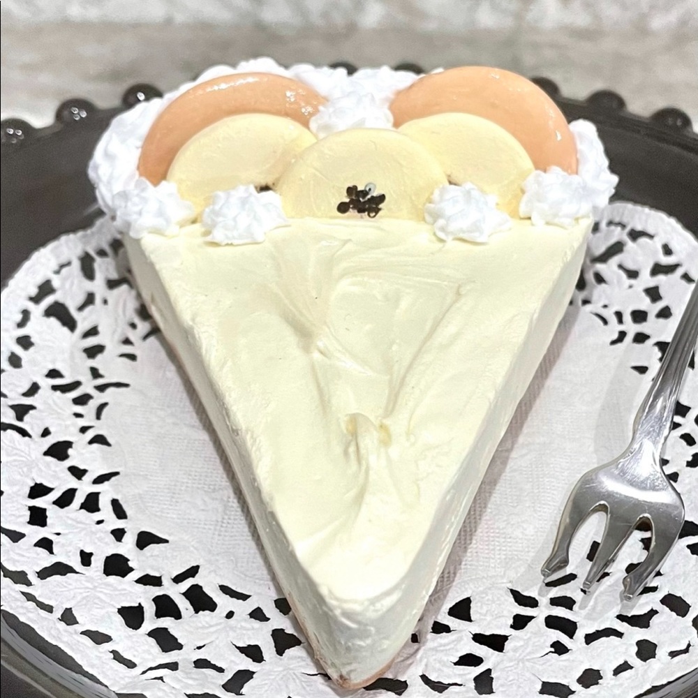 Fake Banana Cream Pie Slice